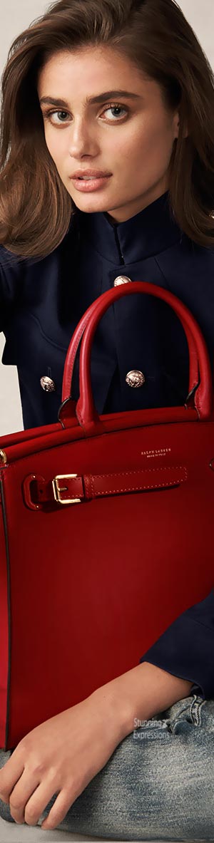 Taylor Hill for Ralph Lauren RL50 Bag Ad Campaign 2019 – Stunning ...